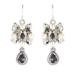 ALEXIS BITTAR Byzantine Flower Wire Drop Earrings